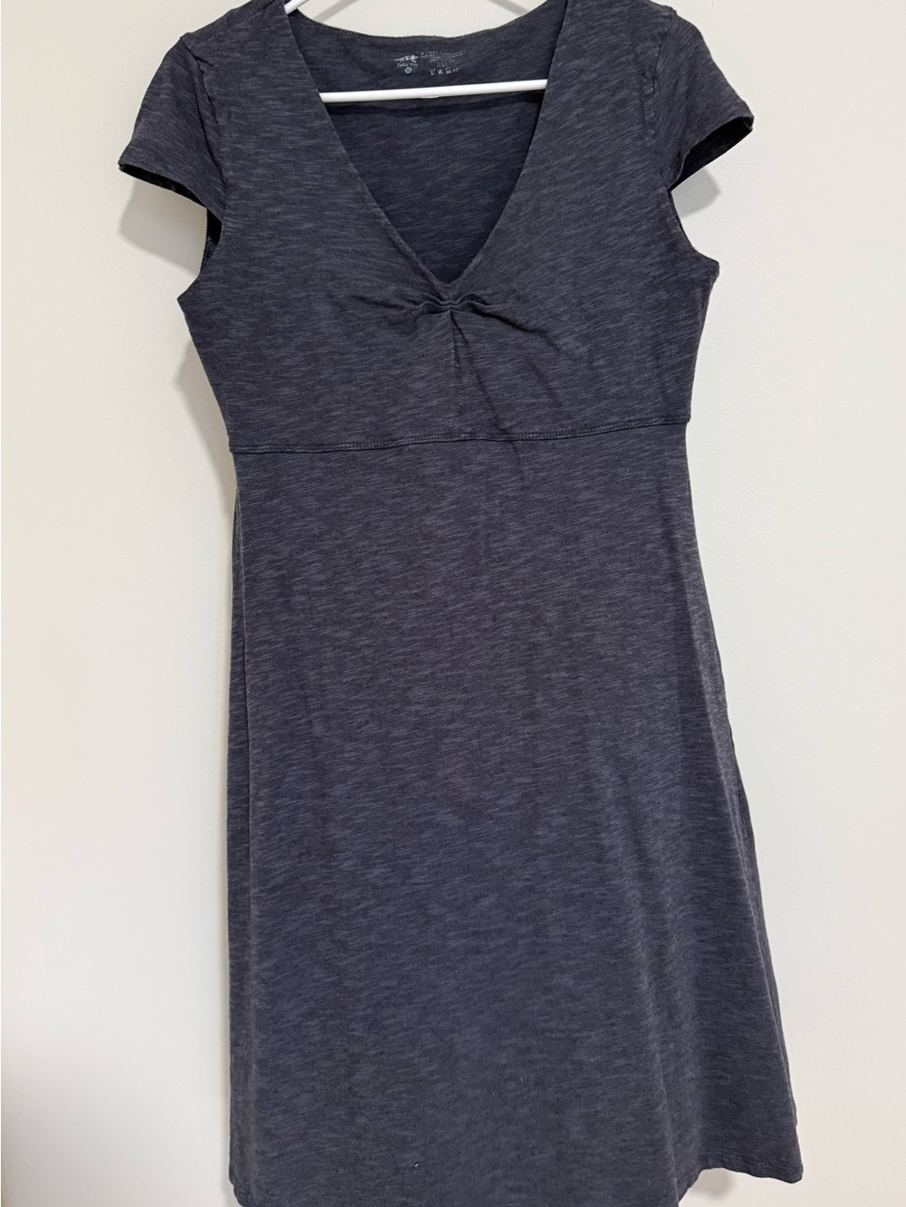 Toad&Co blue V-Neck Midi Dress